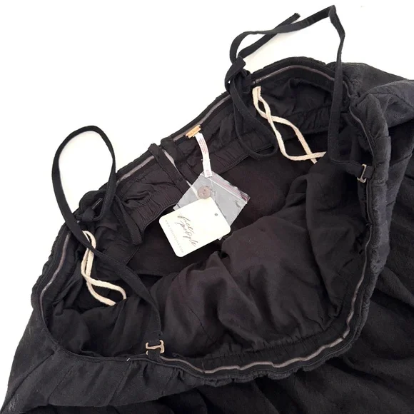 Free People All for Sun Maxi Dress in Black - Picture 8 of 16